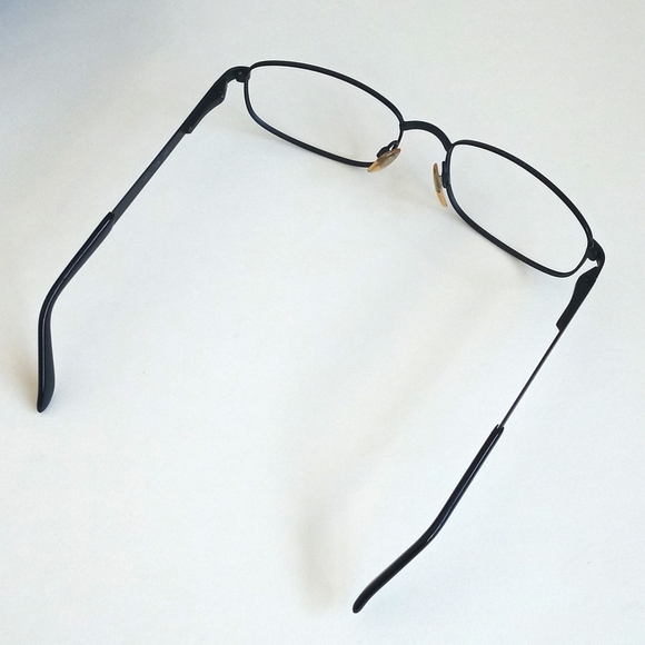 Vintage Giorgio Armani Semi Gloss/ Matte Black Eye Glass Frames 1511 706 130 - Picture 5 of 14